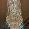 double height chandelier