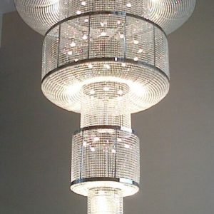 double height chandelier