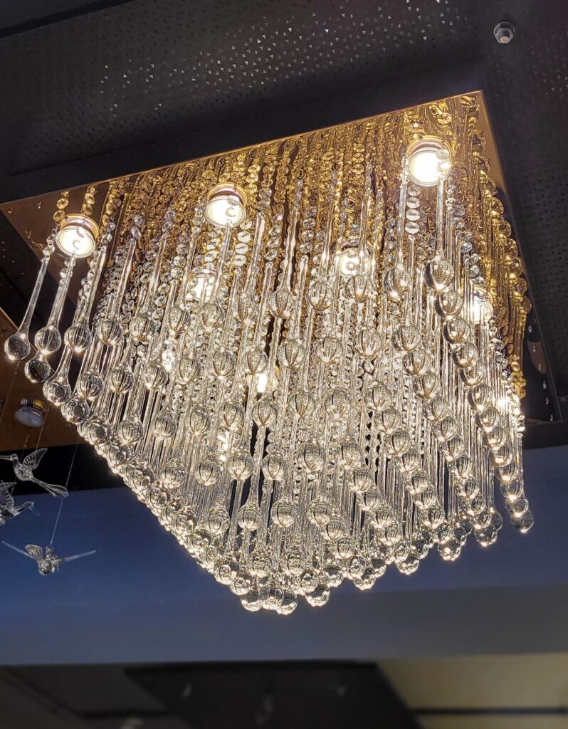 living room chandelier
