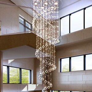 DOUBLE HEIGHT CHANDELIER