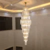 double height chandelier