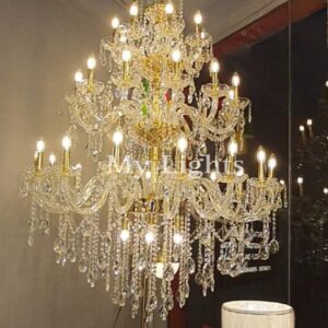 double height chandelier